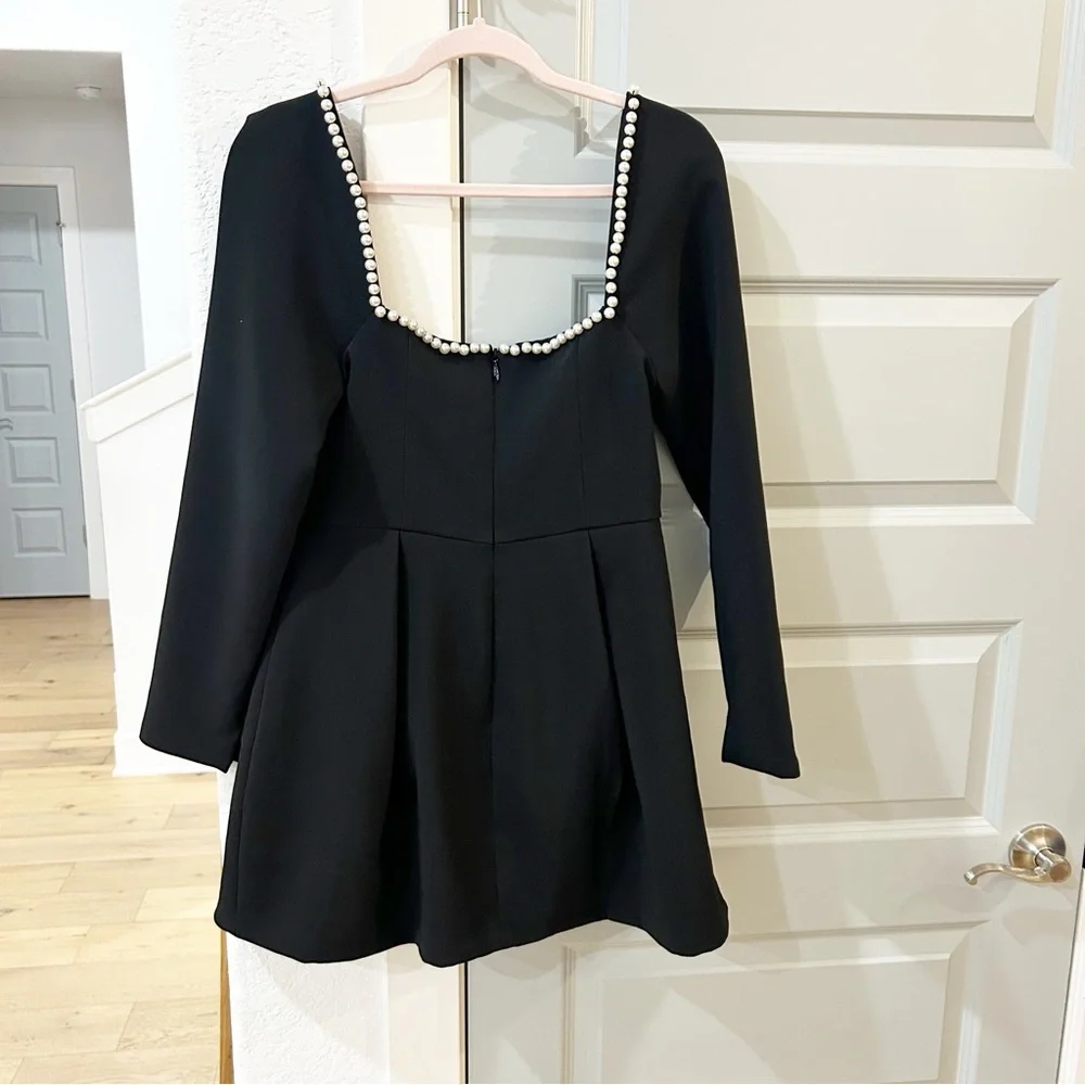 Odd Muse The Ultimate Muse Pearl Mini Dress Black - Picture 15 of 15